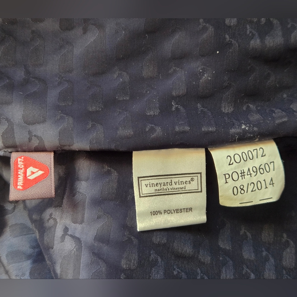 Vineyard Vines Women's Primaloft Quilted Vest  Sz Medium (Colgate Logo In Chest) - Picture 6 of 7